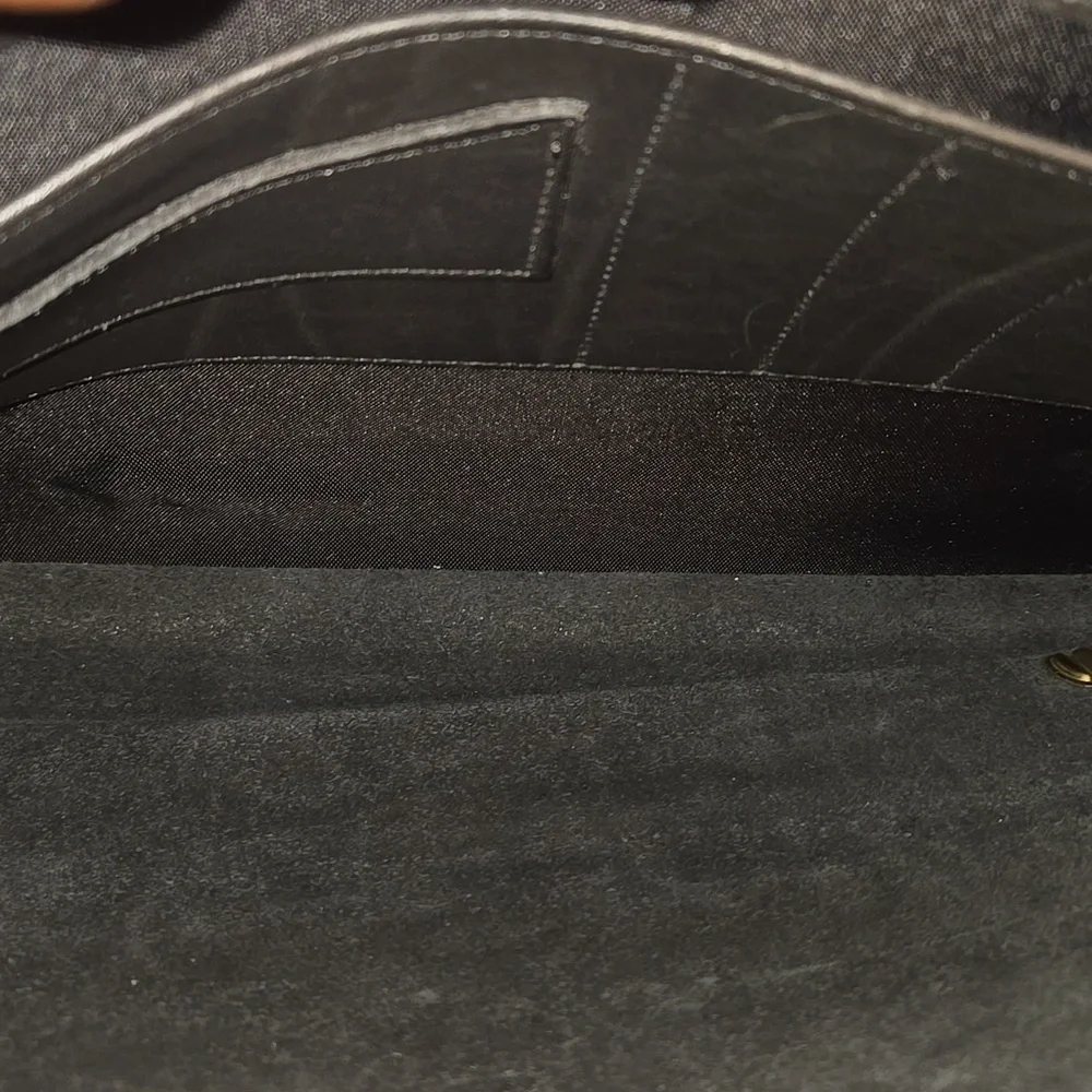 Coach Vintage Leather Briefcase Black